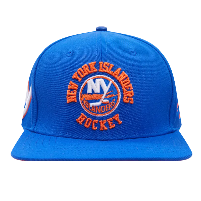 nhl new york islanders hybrid wool snapback hat royal blue